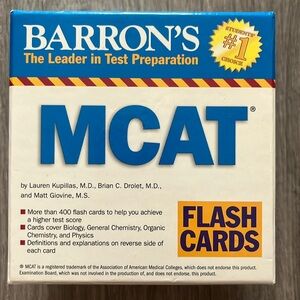 Barron’s MCAT Flash Cards The Leader in Test Preparation